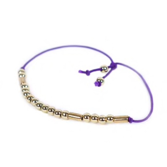 *FREE EARRINGS* Morse Code Bracelet BLESSED - Picture 2 of 8